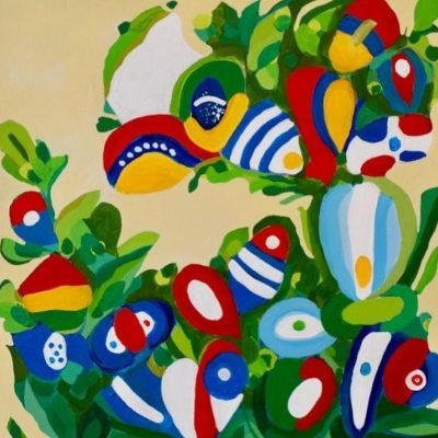 O jardim das bandeiras